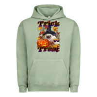Pigment Oil Green Halloween Hedgehog Trick Or Treat Urban Hoodie - LillyAllenDesigns