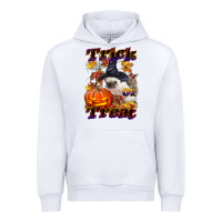 White Halloween Hedgehog Trick Or Treat Urban Hoodie - LillyAllenDesigns