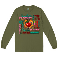 Army Green teacher Long Sleeve Tee - AdoDesignShop