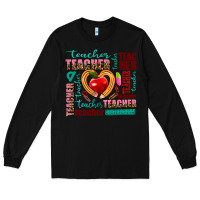 Black teacher Long Sleeve Tee - AdoDesignShop