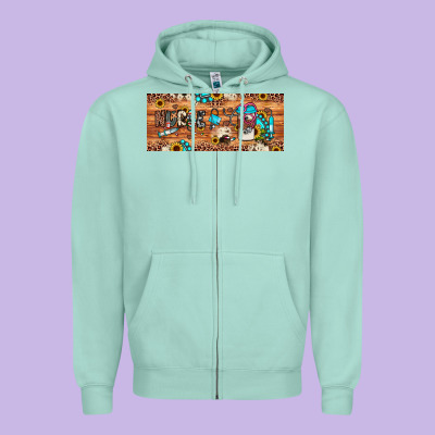 Nurse Zipper Hoodie Designed By Jahusdesignshop