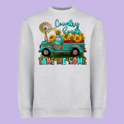 Heavyweight Sweatshirt country roads take me home
