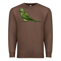 Chestnut Ring Necked Parakeet Premium Sweatshirt - LillyAllenDesigns