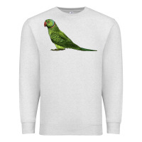 Oatmeal Heather Ring Necked Parakeet Premium Sweatshirt - LillyAllenDesigns