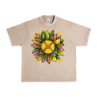 French Oak lemon sunflower Urban Heavy Tee - texasbilliewilder