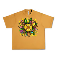 Peanut Butter lemon sunflower Urban Heavy Tee - texasbilliewilder