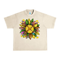 Sandshell lemon sunflower Urban Heavy Tee - texasbilliewilder