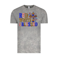 Cloud Rock red white and blessed Vintage Tee - texasbilliewilder