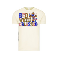 Red White And Blessed Vintage Tee | Teevron