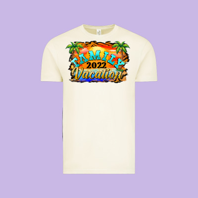 Family Vacation 2022 Vintage Tee Designed By Barkaloodesign