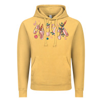 Vintage Mustard christmas ballerina shoes Vintage Hoodie - MaliasSmallBusiness