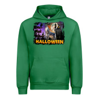 Emerald Halloween Wolf Urban Hoodie - LillyAllenDesigns