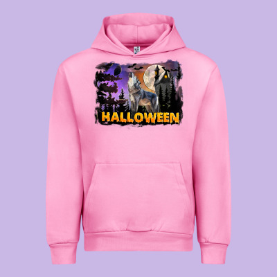 Halloween Wolf Urban Hoodie Designed By Lillyallendesigns