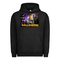 Pigment Black Halloween Wolf Urban Hoodie - LillyAllenDesigns