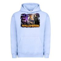 Pigment Grape Ice Halloween Wolf Urban Hoodie - LillyAllenDesigns
