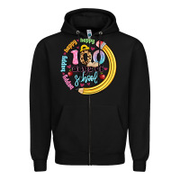 Black happy 100 days of school Zipper Hoodie - Artiststas