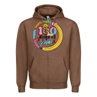 Chestnut happy 100 days of school Zipper Hoodie - Artiststas