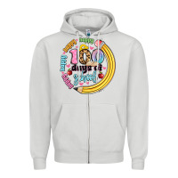 Dove Grey happy 100 days of school Zipper Hoodie - Artiststas