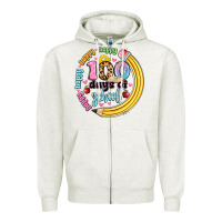 Oatmeal Heather happy 100 days of school Zipper Hoodie - Artiststas