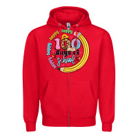 Red happy 100 days of school Zipper Hoodie - Artiststas