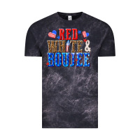 Cloud Black red white and boujee billie wilder Vintage Tee - texasbilliewilder