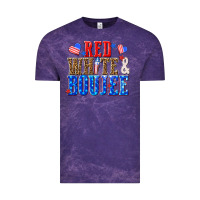 Cloud Purple red white and boujee billie wilder Vintage Tee - texasbilliewilder
