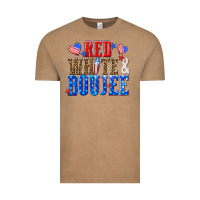 Vintage Coffee red white and boujee billie wilder Vintage Tee - texasbilliewilder