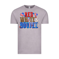 Vintage Zinc red white and boujee billie wilder Vintage Tee - texasbilliewilder
