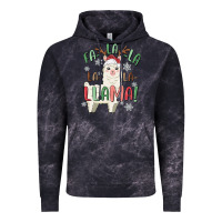 Cloud Black fa la la llama Vintage Hoodie - MaliasSmallBusiness