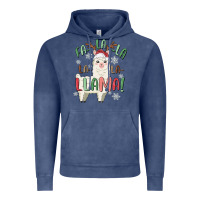 Vintage Denim fa la la llama Vintage Hoodie - MaliasSmallBusiness