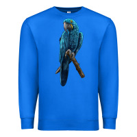 True Royal Hyacinth Macaw Premium Sweatshirt - LillyAllenDesigns