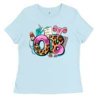 Baby Blue ob Ladies Tee - AdoDesignShop