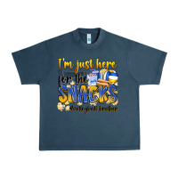 Midnight Navy i'm just here for the snacks #volleyball brother Urban Heavy Tee - Zillion Design Studio