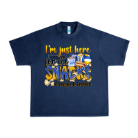 Navy i'm just here for the snacks #volleyball brother Urban Heavy Tee - Zillion Design Studio