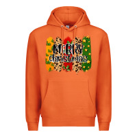 Carrot merry christmas brushstrokes Premium Hoodie - MaliasSmallBusiness