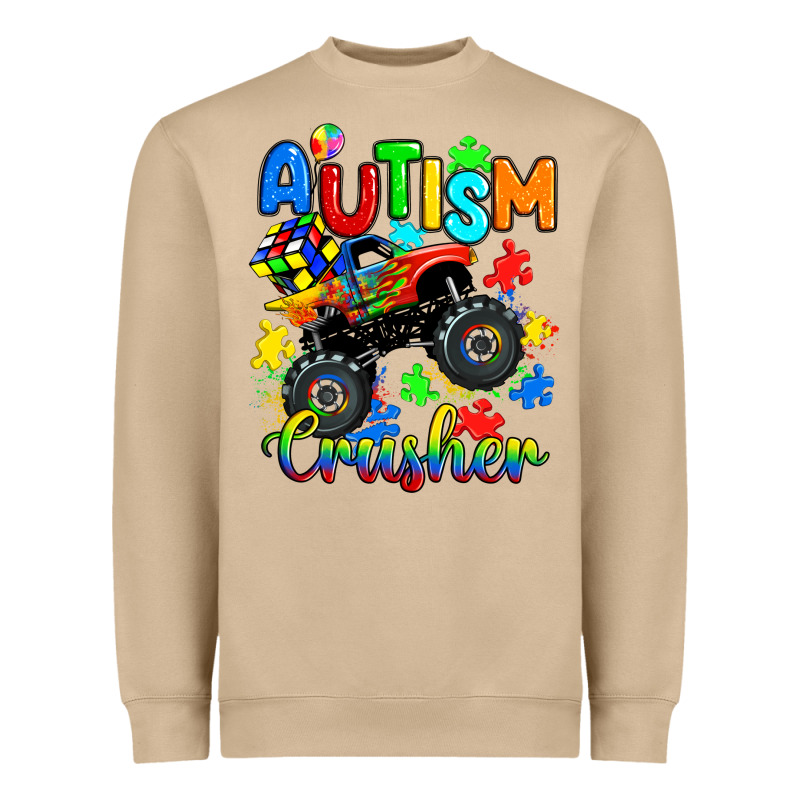 Autism Crusher Heavyweight Sweatshirt by RanaPortraitStore | Teevron