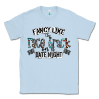 Dusty Blue fancy like the race track on a date night Classic Tee - CowhideDigitalArt