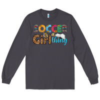 Smoke soccer it's a girl thing Long Sleeve Tee - HRA Design Shop