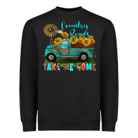 Black country roads take me home Heavyweight Sweatshirt - RanaPortraitStore