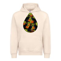 Sandshell Black Cat Halloween Teardrop Urban Hoodie - LillyAllenDesigns