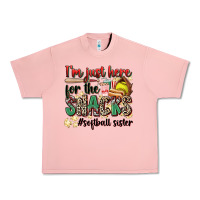 Salmon i'm just here for the snacks #softball sister Urban Heavy Tee - Zillion Design Studio