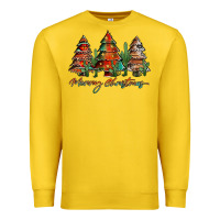 Lemon western christmas trees merry christmas Premium Sweatshirt - Jasminsmagicworld