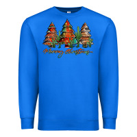 True Royal western christmas trees merry christmas Premium Sweatshirt - Jasminsmagicworld