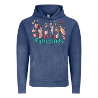 Vintage Denim merry dancemas christmas ballet Vintage Hoodie - MaliasSmallBusiness