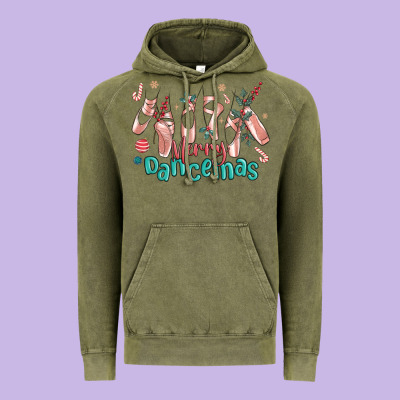 Vintage Hoodie merry dancemas christmas ballet