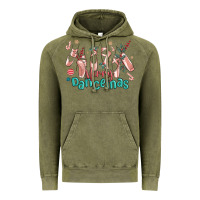 Vintage Olive merry dancemas christmas ballet Vintage Hoodie - MaliasSmallBusiness