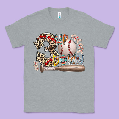Three Up Down Classic Tee Designed By Racoondesign