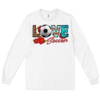 White love soccer Long Sleeve Tee - HRA Design Shop