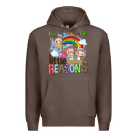 Coffee i love my job for all the little reasons Premium Hoodie - NancyCooperArtShop