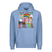 Colony Blue i love my job for all the little reasons Premium Hoodie - NancyCooperArtShop